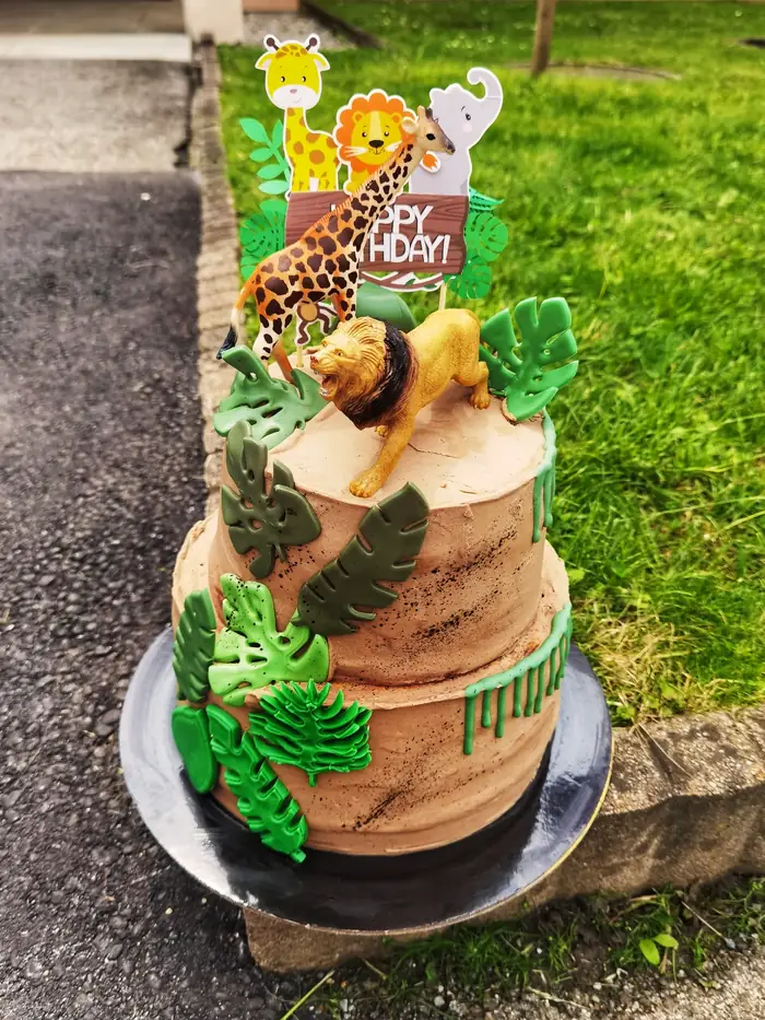 Torta Jungle: Vanila-jagoda · čokolada-banana